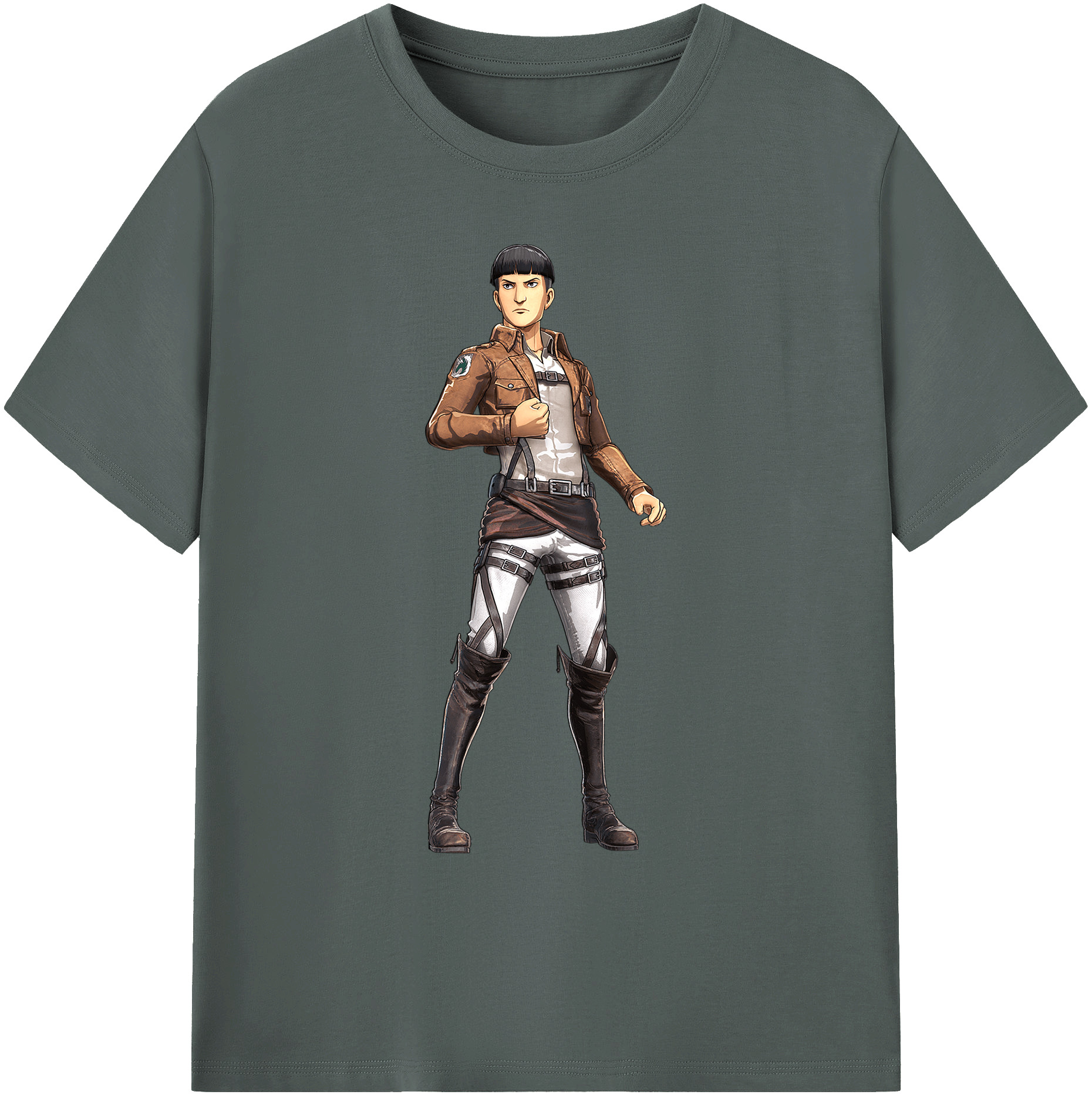 （画像用） 進撃の巨人 Attack on Titan 綿100％ メンズ半袖Tシャツ｜肌触りやわらか＆通気性